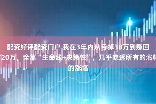 配资好评配资门户 我在3年内从亏掉38万到赚回720万，全靠“生命线+决策性”，几乎吃透所有的涨幅