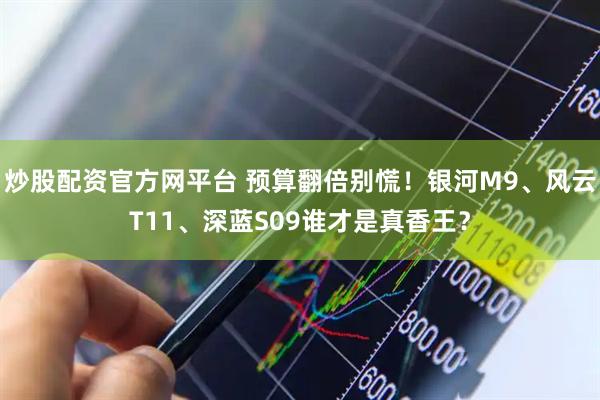 炒股配资官方网平台 预算翻倍别慌！银河M9、风云T11、深蓝S09谁才是真香王？